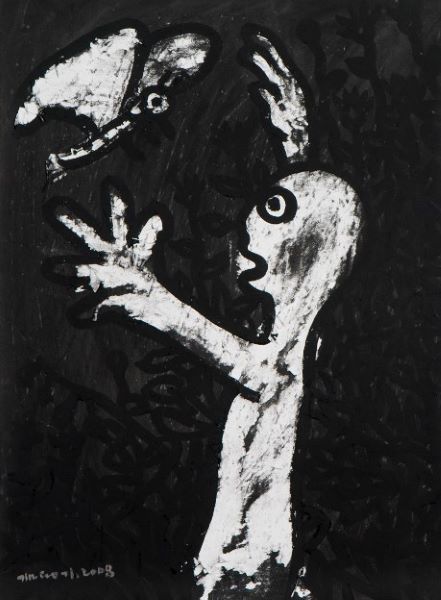 [2008] Secret Garden, Acrylic...on paper, 108x78cm